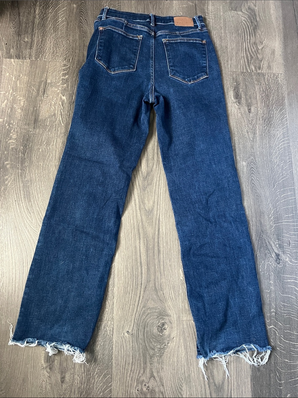Judy Blue 11/30 Dark Blue Straight-Leg Denim Jeans